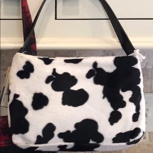 Cow print purse